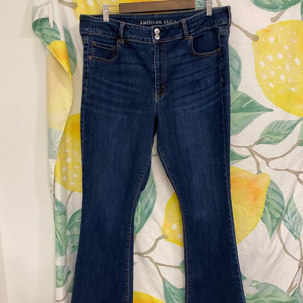 AE Hi Rise Flare Jeans